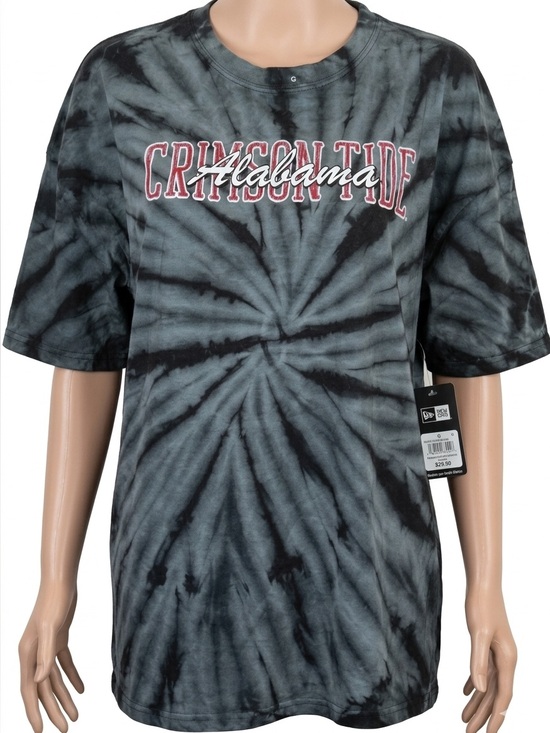 Tops - Tide Tie-Dye T-Shirt - Black & Gray casual T-shirt size XL